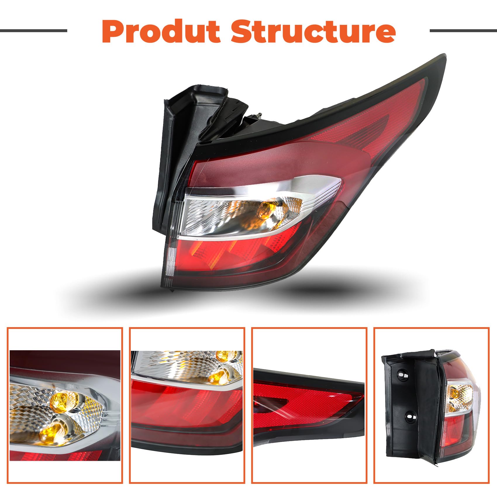 Amazon.com: labwork Passenger Side Tail Light Replacement for